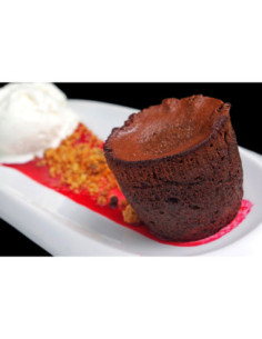 Coulant de chocolate negro 80% cacao